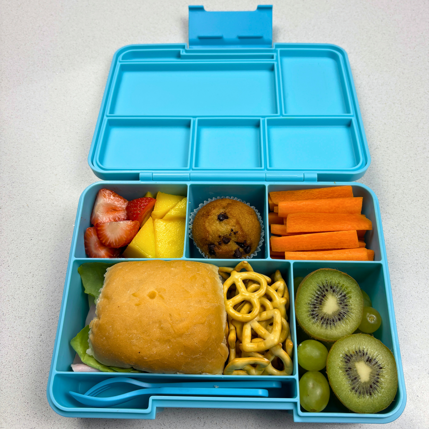 LUNCHPOP Kids Lunch Box - Blue POP!