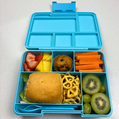 LUNCHPOP Kids Lunch Box - Blue POP!