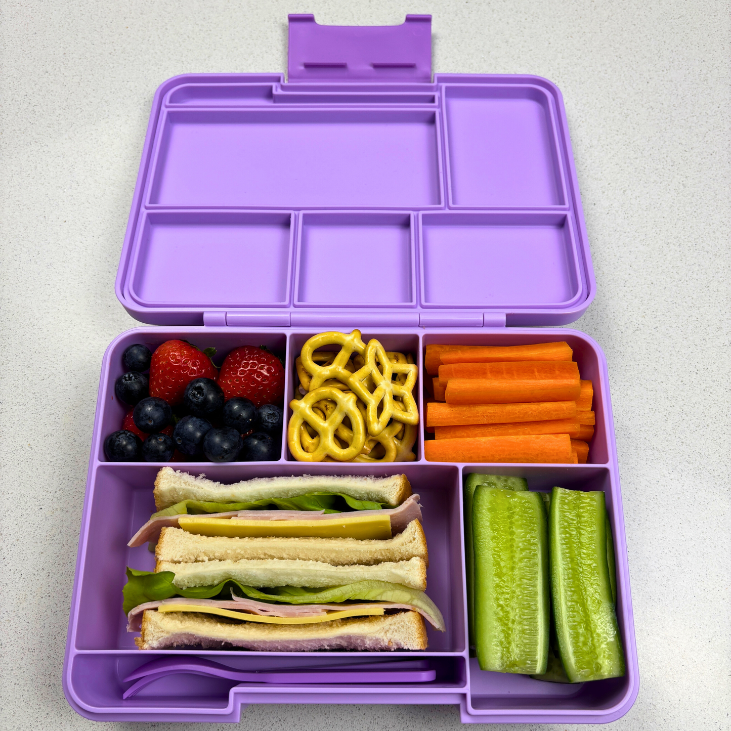 LUNCHPOP Kids Lunch Box - Purple POP!